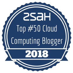 Top Cloud Computing Blogger Badge