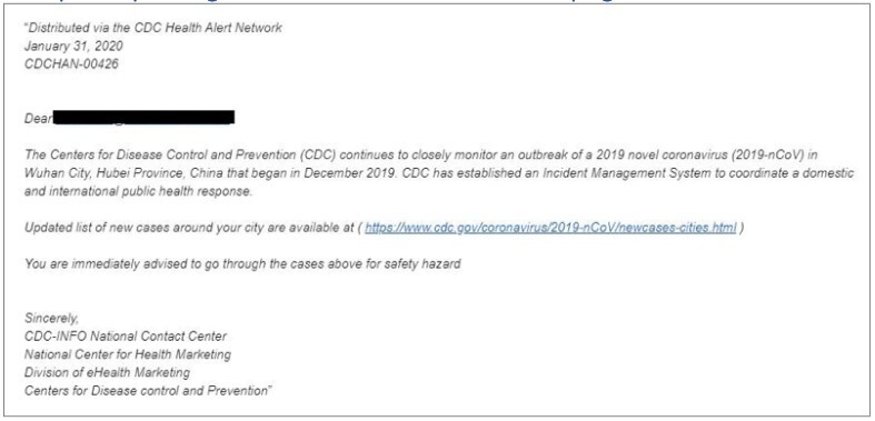 Phishing Emails CDC - zsah
